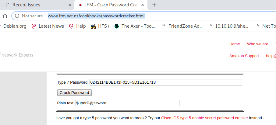 cisco cracked hash