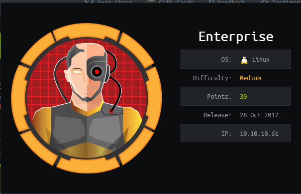 Enterprise writeup htb