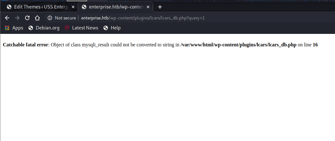 Enterprise writeup htb