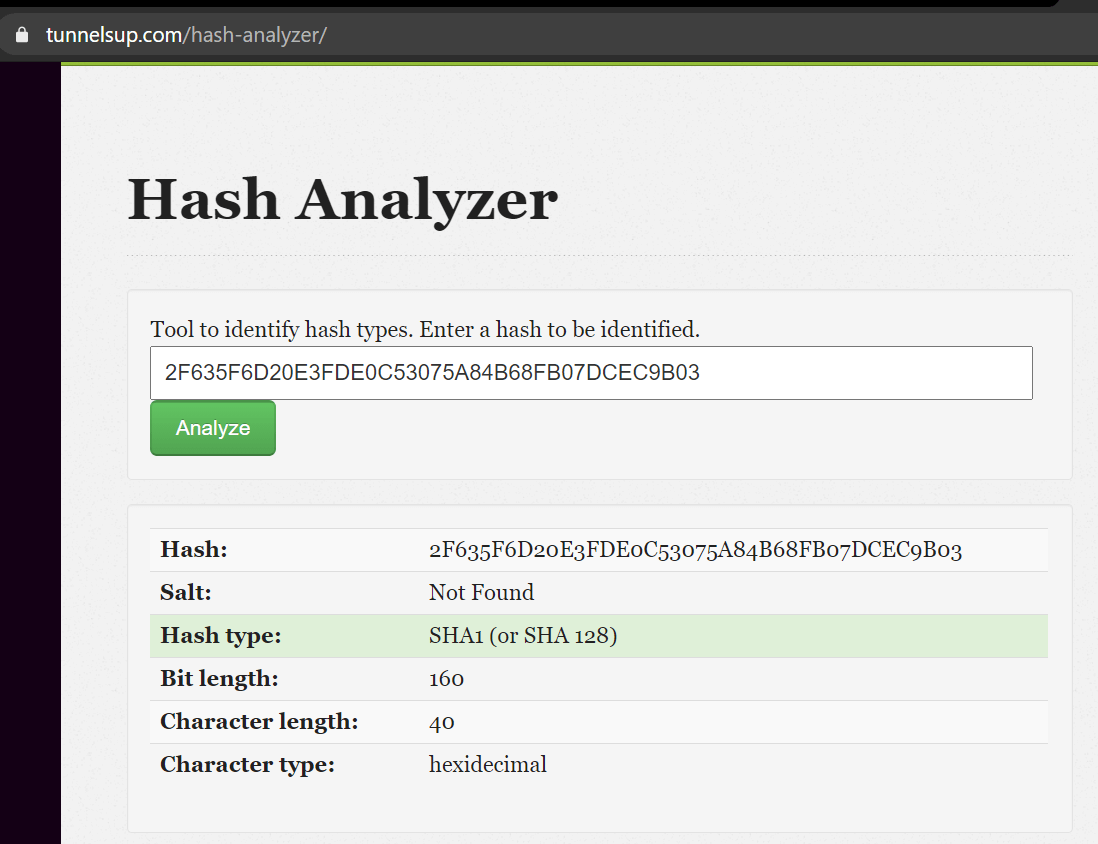 Arctic Writeup: Identifying the has type