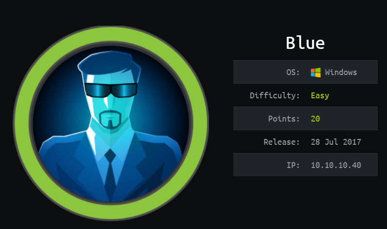 Blue Writeup HackTheBox