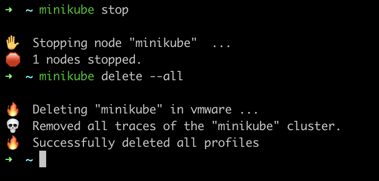 delete all nodes