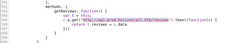 Horizontall Writeup