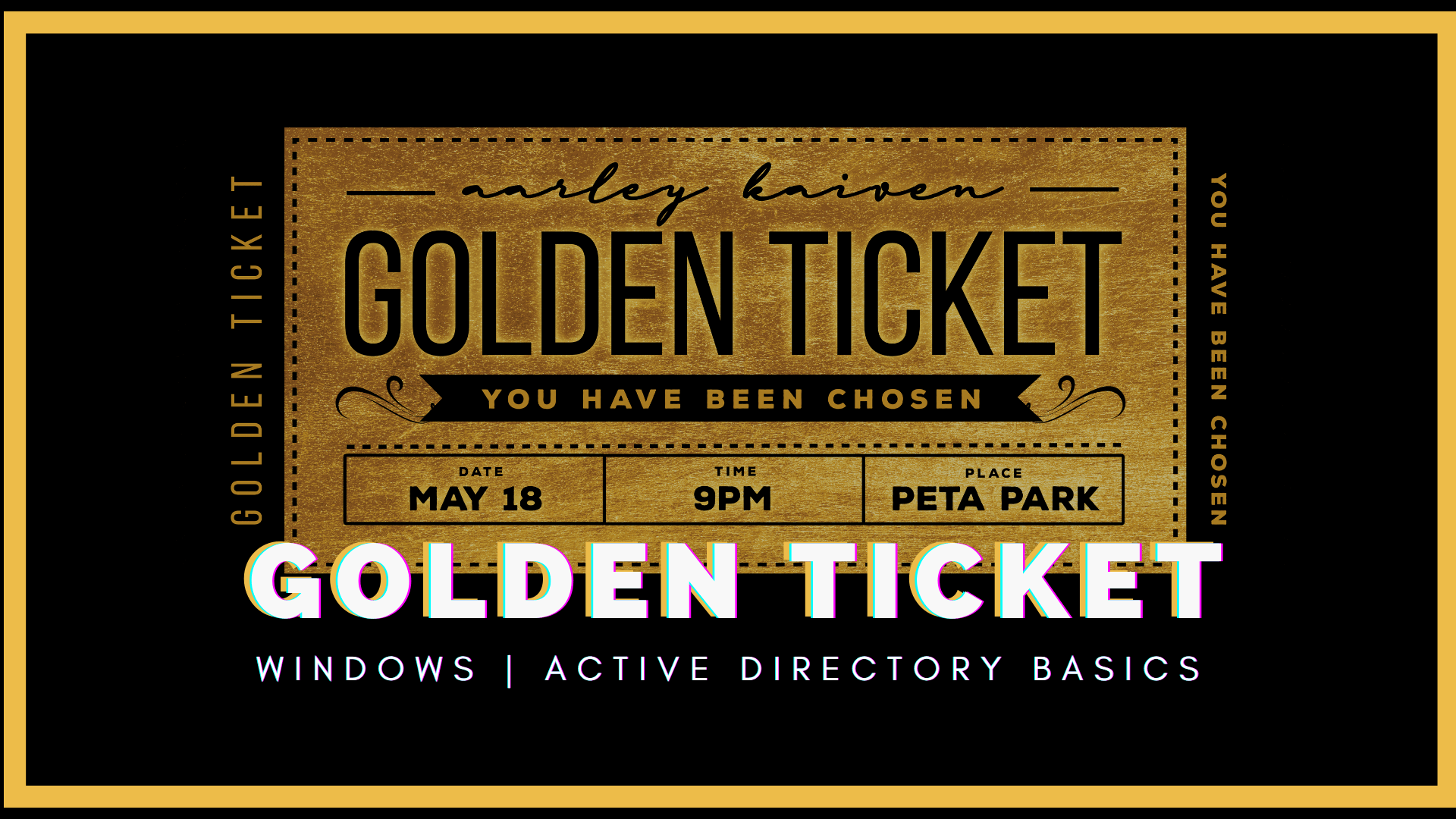 How to Golden Ticket Attack Active directory