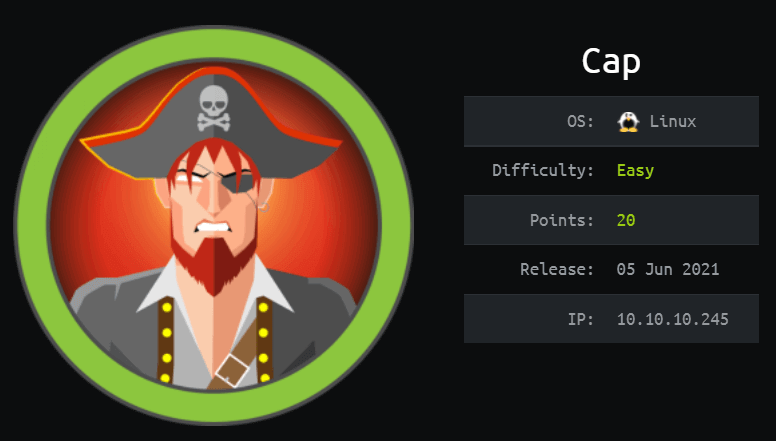 Cap Writeup / Walkthrough Hack the box